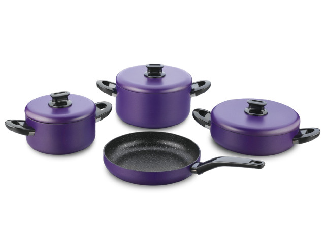 Bộ nồi chảo chống dính Korkmaz Lina Plus A1141 7món