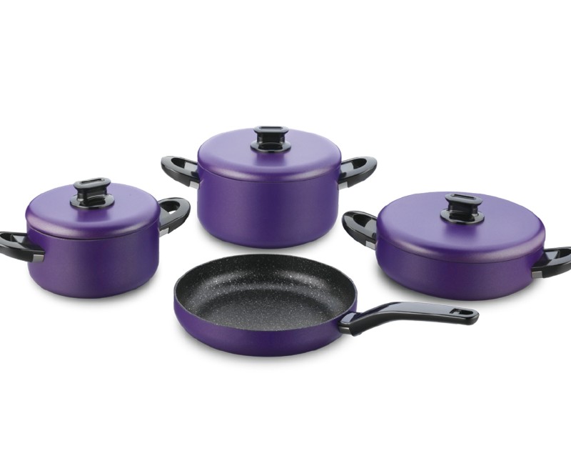 Bộ nồi chảo chống dính Korkmaz Lina Plus A1141 7món